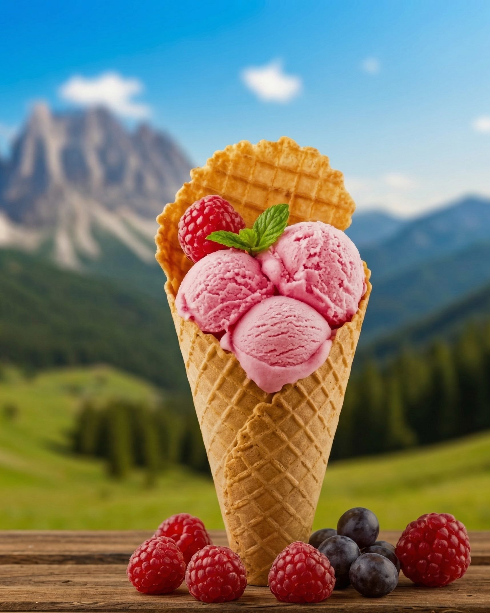 Hausgemachtes Eis